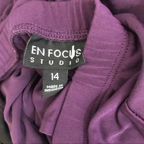 Enfocus women’s dress size 14 purple sleeveless - Picture 8 of 8